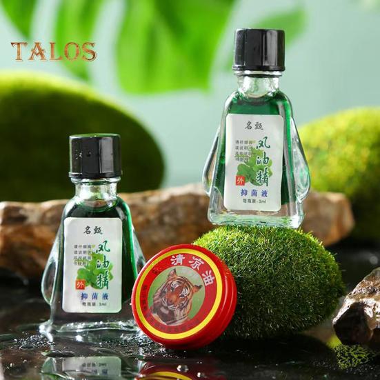 4 шт./набор 3 мл/3 г охлаждающее масло эфирный бальзам головные боли мигрени мышечные боли укусы зуд усталость снятие успокоение натуральный лето путешествия портативный