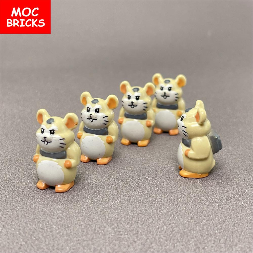 MOC Bricks Treasure Map Compass little hamster Accessories Building Blocks DIY Model Toys Dolls For Kid