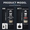 H4 H11 Светодиодная фара 30 Вт Canbus Противотуманная фара 12 В Свет ближнего/дальнего света Супер яркий дневной ходовой свет 6000K Линза A80 Автоаксессуары