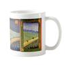 Utagawa Hiroshige and Van Hundred Famous Views of A Shower On the Great Photo Mug Gogh's "One Edo Bridge" Mug (Ukiyo-e Series) (D)