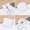 Hot Rope Knot DIY Weaving Tool Tray Braided Braiding Cord Disks Apparel Sewing Woven Board Disk