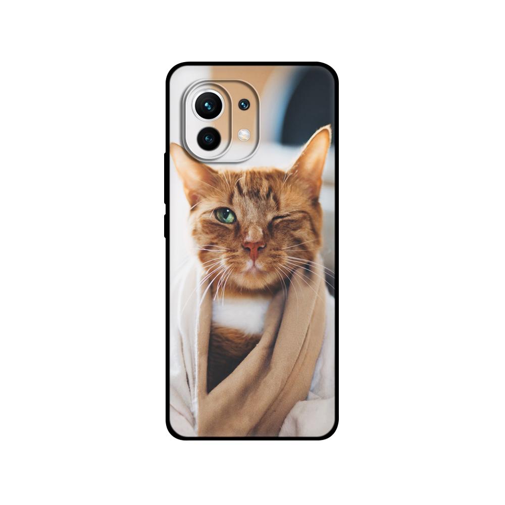 Для Xiaomi Ми 11 | Ми 11 Лайт 5G NE 4G | Задняя крышка корпуса Mi 11i для Xiaomi Mi 11 Ultra, силиконовый чехол, черный чехол из ТПУ