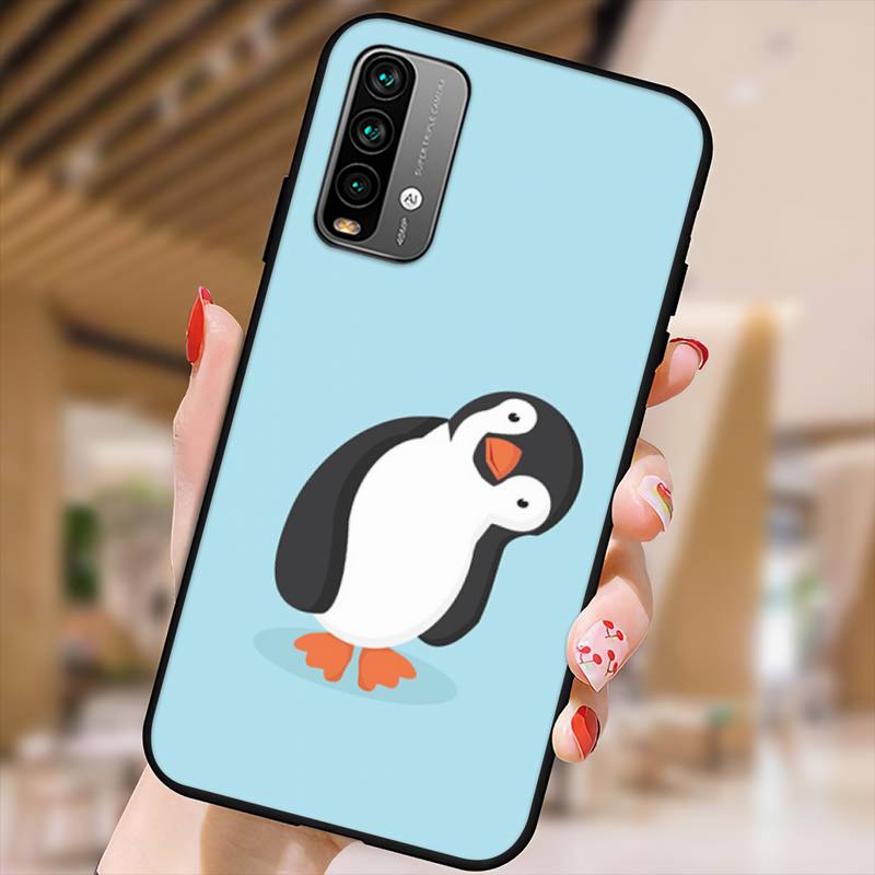 Милый милый чехол для телефона с изображением пингвина для Xiaomi9 10 11PRO LITE Redmi Note7 8 9 10A PRO K40 Poco3 Shell