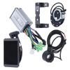 36V 48V 250W Электродвигатель Бесщеточный 7A Контроллер Комплект с Панелью Дисплея KTLCD8H, Датчиком, Ручкой Газа для Электрического Велосипеда