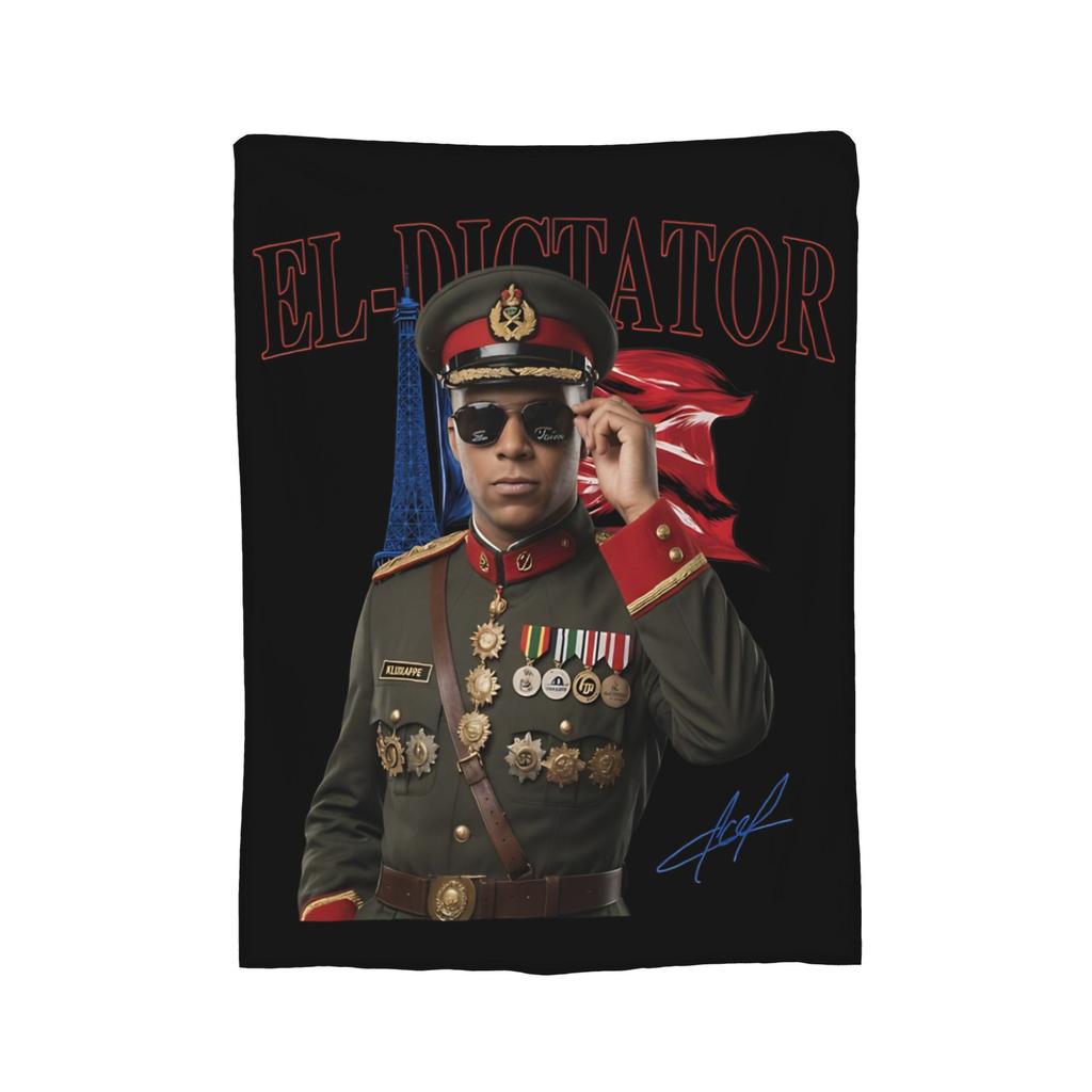 Pipini M-Mbappes Novelty Football Fleece Throw Blankets Funny Blankets for Sofa Bedroom Warm Bedroom Quilt,
