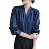 Satin Shirt For Women Long Sleeve With French Design And Classic Style For Office Wear