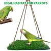 Round/Square Shape Hamster Sleep Bed Natural Foraging Mat Toys Bird Swing Mat  Small Animals