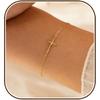 Gold Bracelets for Women:Dainty Cross Christian Bracelets Gold Jewelry | 14K Gold Plated Cross Bracelets for Women,Adjustable Cute Christian Cross