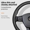 Suitable for Volkswagen Ultra-Thin Breathable Leather Steering Wheel Cover Suitable for Polo Golf 5 6 7 up Gol Volante Scirocco Passat B6 B8 Sedan 