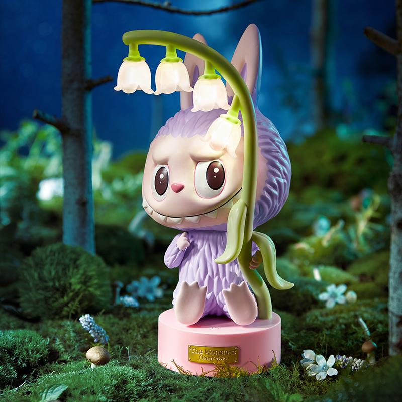 New POP MART LABUBU Bellflower, Plush Light Trendy Figures 25cm 6941448642770