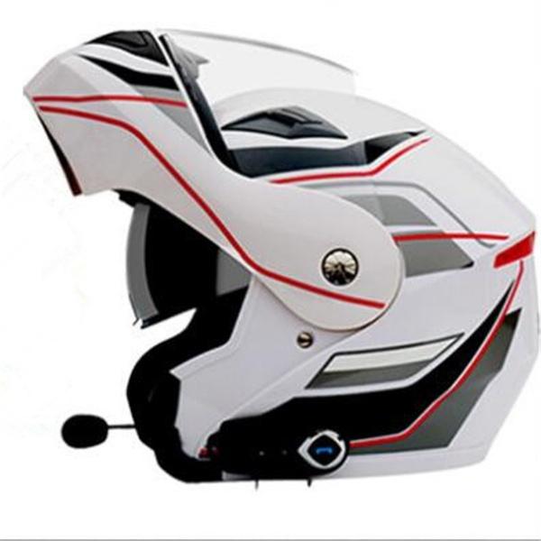 Bluetooth мотоцикл двойной козырек анфас модульный откидной мотоциклетный Bluetooth шлем мотокросс уличный велосипед гоночный шлем шлем