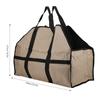 Oxford Fabric Firewood Carrier Bag Large Capacity Wood Charcoal Storage Transport   Handbag