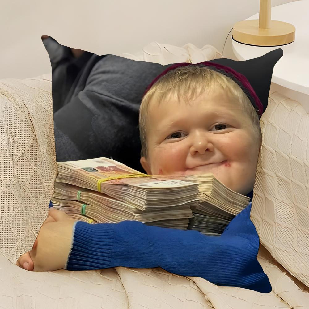 Viral Internet Meme Character Pillow Case Natural Linen DoubleSided Printing Sofa Home Decor Cushion Cover