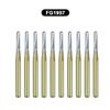 10Pcs/Box WellCK FG Dental Carbide Burs Dia 1.6mm For High Speed Tungsten Steel Burs FG330 FG556 FG245 FG34
