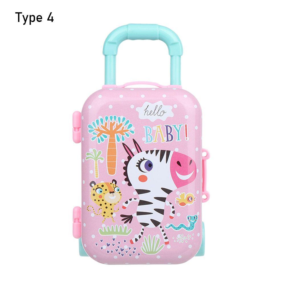 Candy Box Jewellery Case Mini Toys Trunk Cartoon Animal Doll Suitcase Dollhouse Furniture