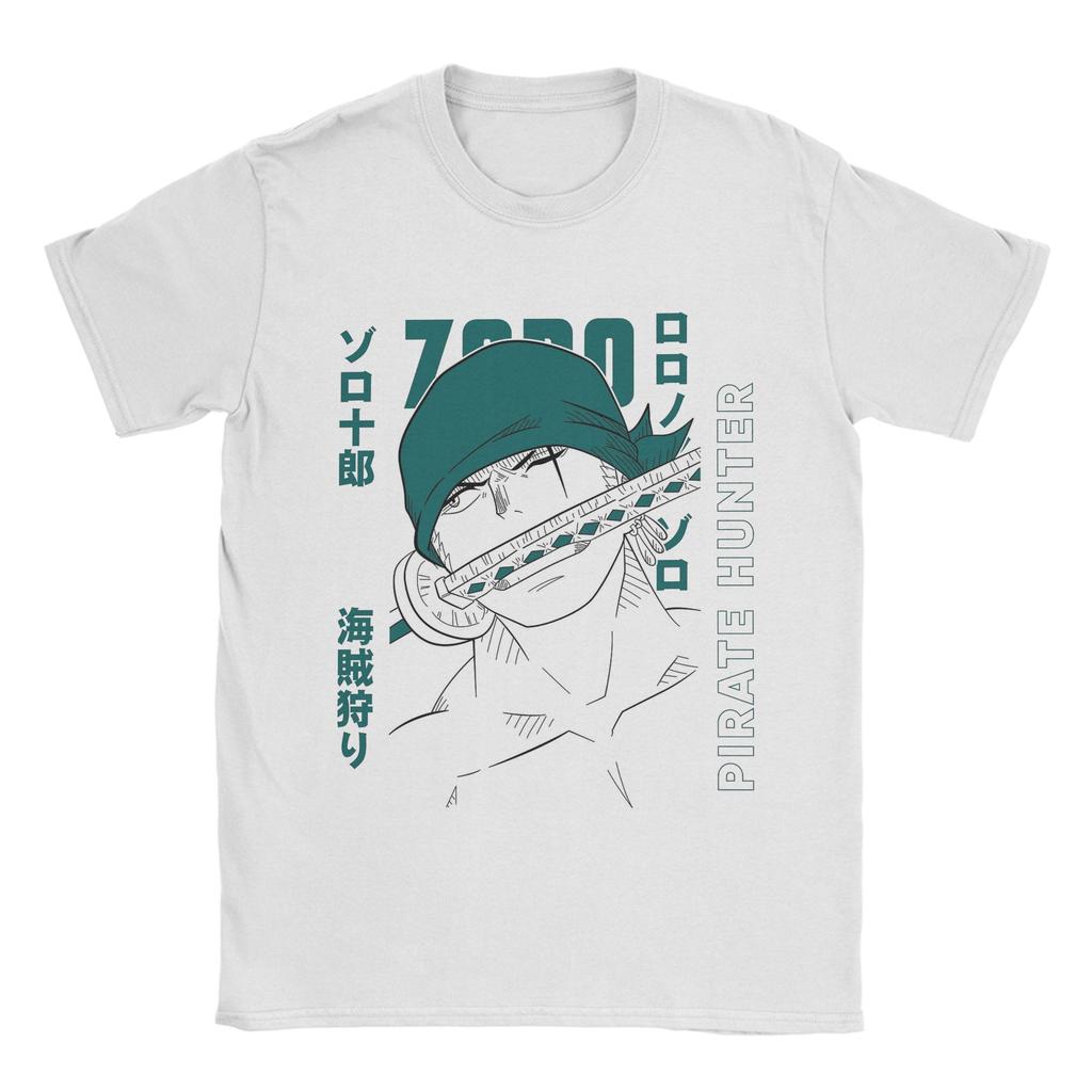 Zoro Roronoa T Shirts Men Cotton Amazing TShirt O Neck Ones Pieces Tee Shirt Short Sleeve Clothes New Arrival