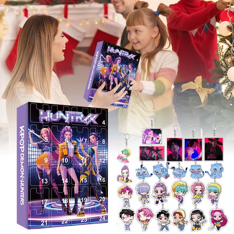 Брелок в стиле аниме «Охотники на демонов» (K-POP): Распаковка товаров с мультфильмами