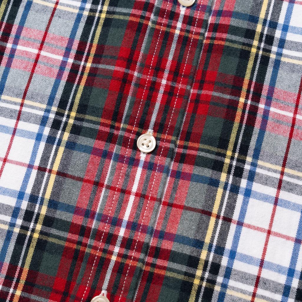 Polo Ralph Lauren рубашка Детская клетчатая с вышитым логотипом на пуговицах с длинным рукавом Красная детская рубашка 323952201-001