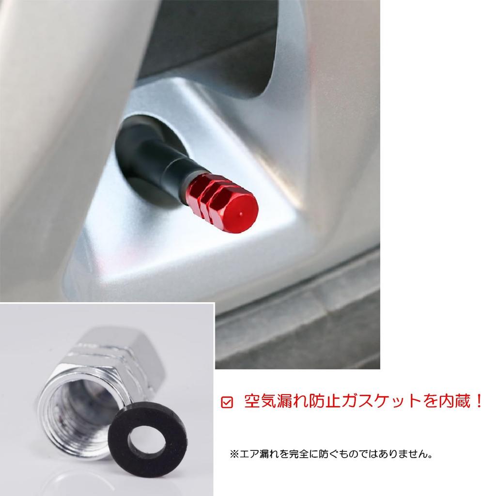 SowKow 4 шт. Красные колпачки воздушных клапанов Авто Мотоцикл Декоративные детали Устойчивые к коррозии Красные