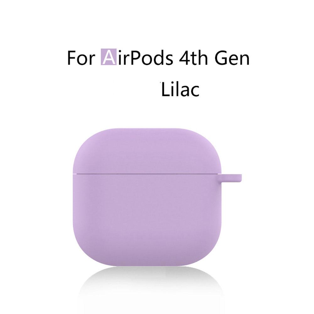 Для Apple AirPods 4 Новый чехол Жидкий силикон Защитный чехол для наушников для Airpods 4-го поколения Беспроводная Bluetooth-крышка