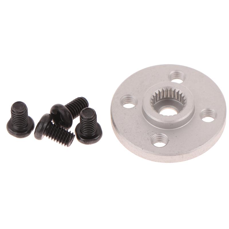 5Set Aluminum Alloy Steering Gear Disc Stent 25T Servo Arm Round Type For Mg995 Mg996R Rc Robot Car Motor Connector