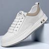Men's Shoes 2025 Summer New Soft-soled One-pedal Little White Shoes Versatile Sports and Leisure Board Shoes Trendy Fashion Leather Shoes