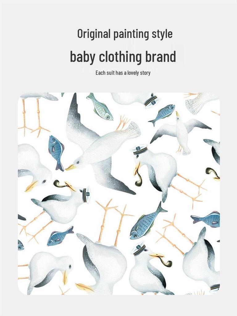 Детский комбинезон из чистого хлопка: Безкостный боди для новорожденного, На pull-over, одежда для ползания