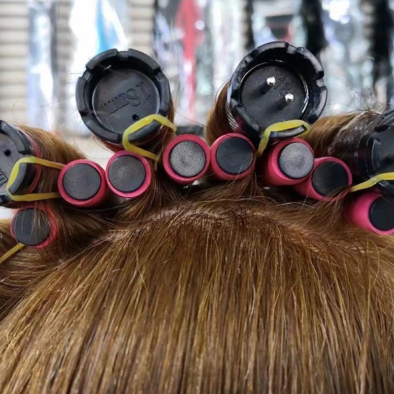 12 шт., термоизоляционный зажим для химической завивки, профессиональный термоизоляционный зажим для защиты от ожогов, бигуди для салона красоты, инструмент для укладки волос