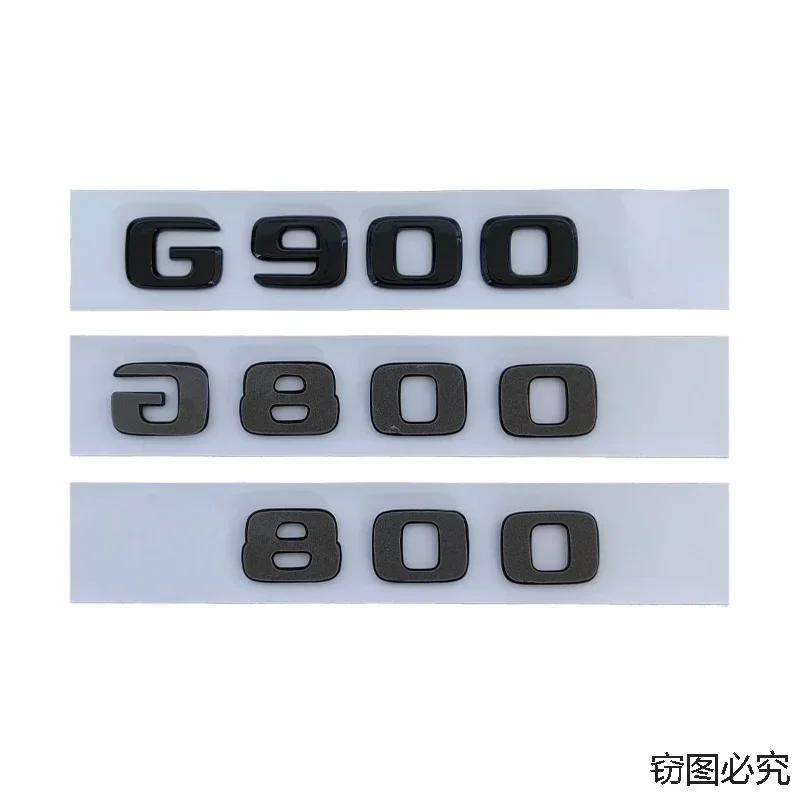 CWDRF1 ABS Letter Emblem Car Sticker Auto Body Rear Trunk Tail Decal Badge for Mercedes Benz G700 G800 G900 900 800 700