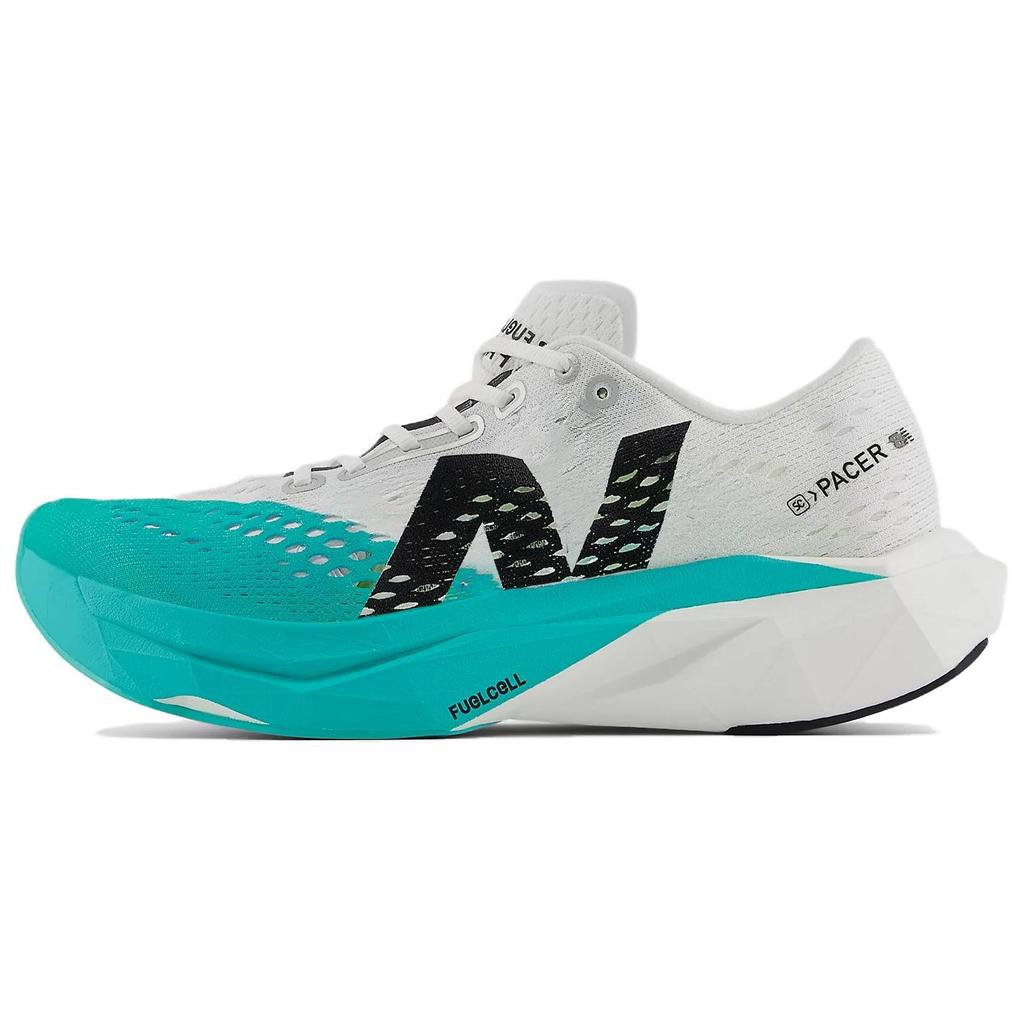 New Balance FuelCell SuperComp Pacer V2 White Cyber Jade Black Women's WFCRRLW2