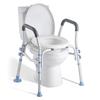 VEVOR Raised Toilet Seat with Arms, 136 kg Load Capacity, Adjustable Height