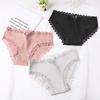 Junior Middle School Student Panties Women's Briefs Cute Seamless Panties Lace Edge Junior High Underwear