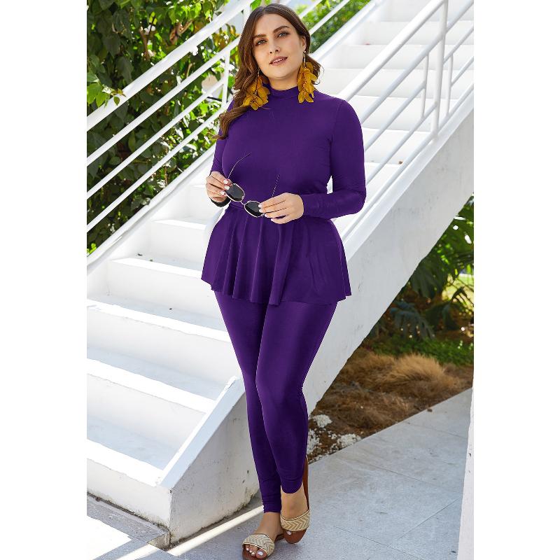 Купальники больших размеров 2XL-5XL, купальный костюм мусульманки, женские купальники с высоким воротом, очень эластичные женские цельные купальники