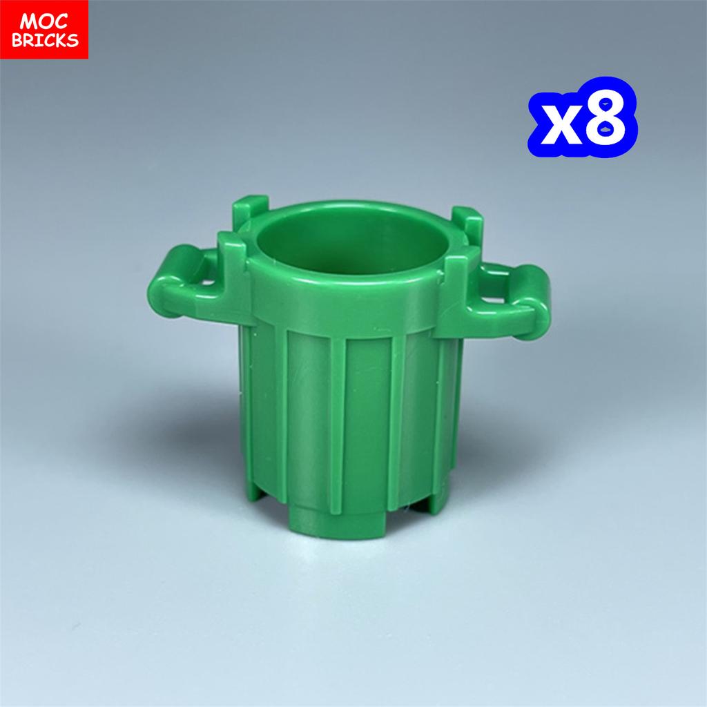 Серия контейнеров MOC Bricks Коробка для демонстрации Ведро Таз Горшок Упаковка Корзина Аксессуары Собранные Строительные Блоки Игрушки Подарок для Детей