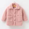 Плюшевое пальто для девочек Осень Зима Детская куртка Мода Принцесса Рождество Верхняя одежда Детская
