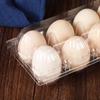50 шт. держатель для яиц прозрачные пластиковые коробки 12 шт. многоразовый ящик для домашнего ранчо фермерский рынок дисплей прозрачный многоразовый контейнер для яиц