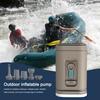 Многофункциональный кемпинговый фонарь 0.5PSI электрический надувной воздушный насос ручной воздушный компрессор 100LM зарядный фонарик 3 освещения