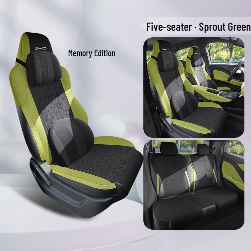New BYD Seagull Car Seat Cushion: Universal, Semi-Package Saddle Pad for Five Seats, All Seasons