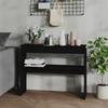 VidaXL Console Table Black 102x30x80 Cm Chipboard