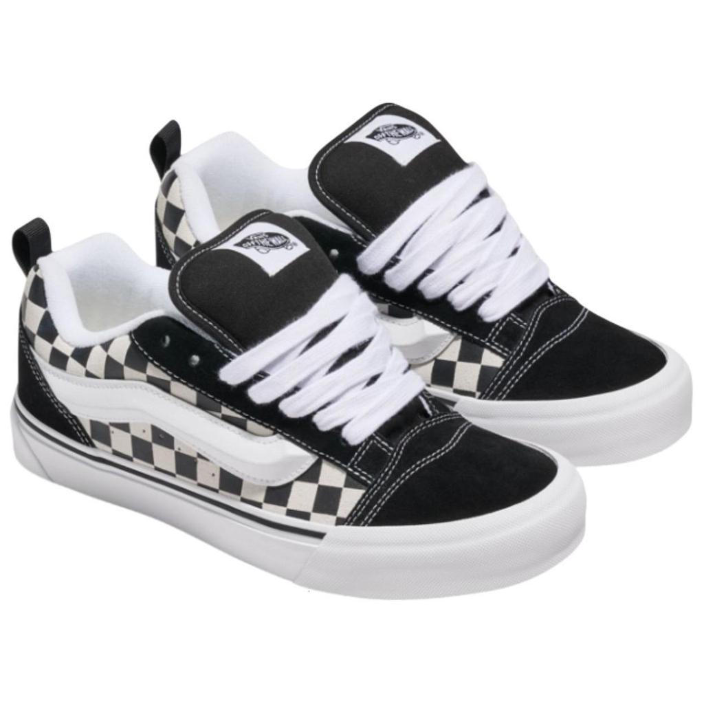 Vans Knu-Skool Шахматная клетка - Черно-белые Унисекс Кроссовки VN000D22BPB