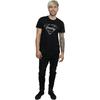 Superman Mens Marble Cotton Logo T-Shirt