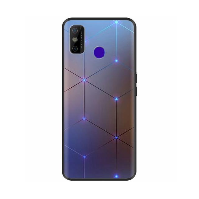 Для Tecno Spark 6 Go чехол для телефона Мягкая силиконовая задняя крышка с рисунком для Tecno Spark 6 Go Spark6 Go Черный ТПУ милый мультяшный бампер