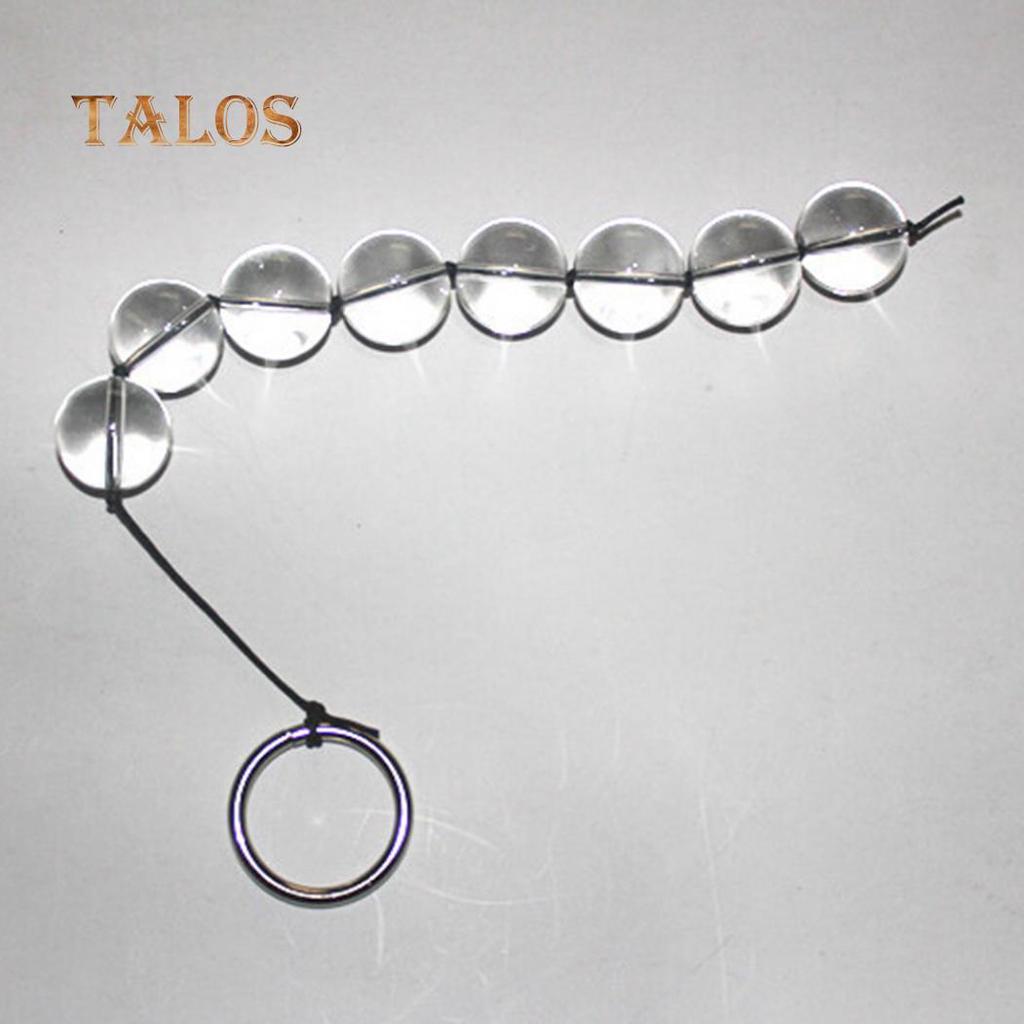 Adult Unisex Anal Beads Butt Plug G-spot Masturbation Sex Toys with Pull Ring