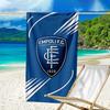 Football Empoli Crest Beach Towel - Soft, Absorbent Microfiber, Lightweight, Ideal for The Beach, Parties, Travel, Camping fan gifts