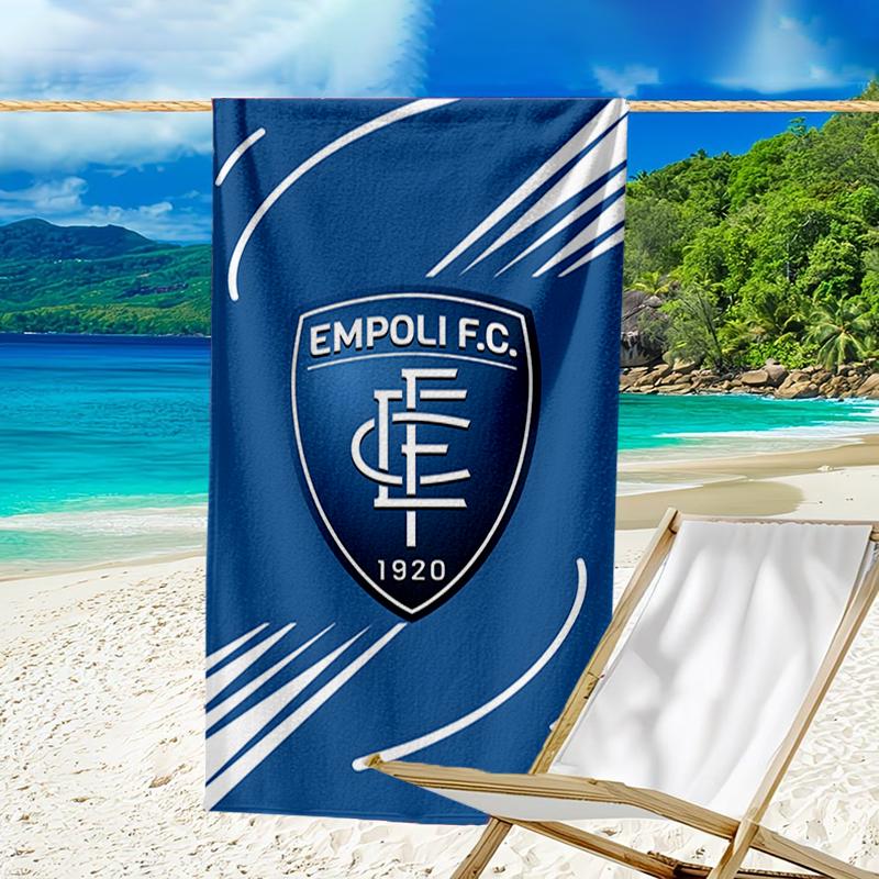 Football Empoli Crest Beach Towel - Soft, Absorbent Microfiber, Lightweight, Ideal for The Beach, Parties, Travel, Camping fan gifts