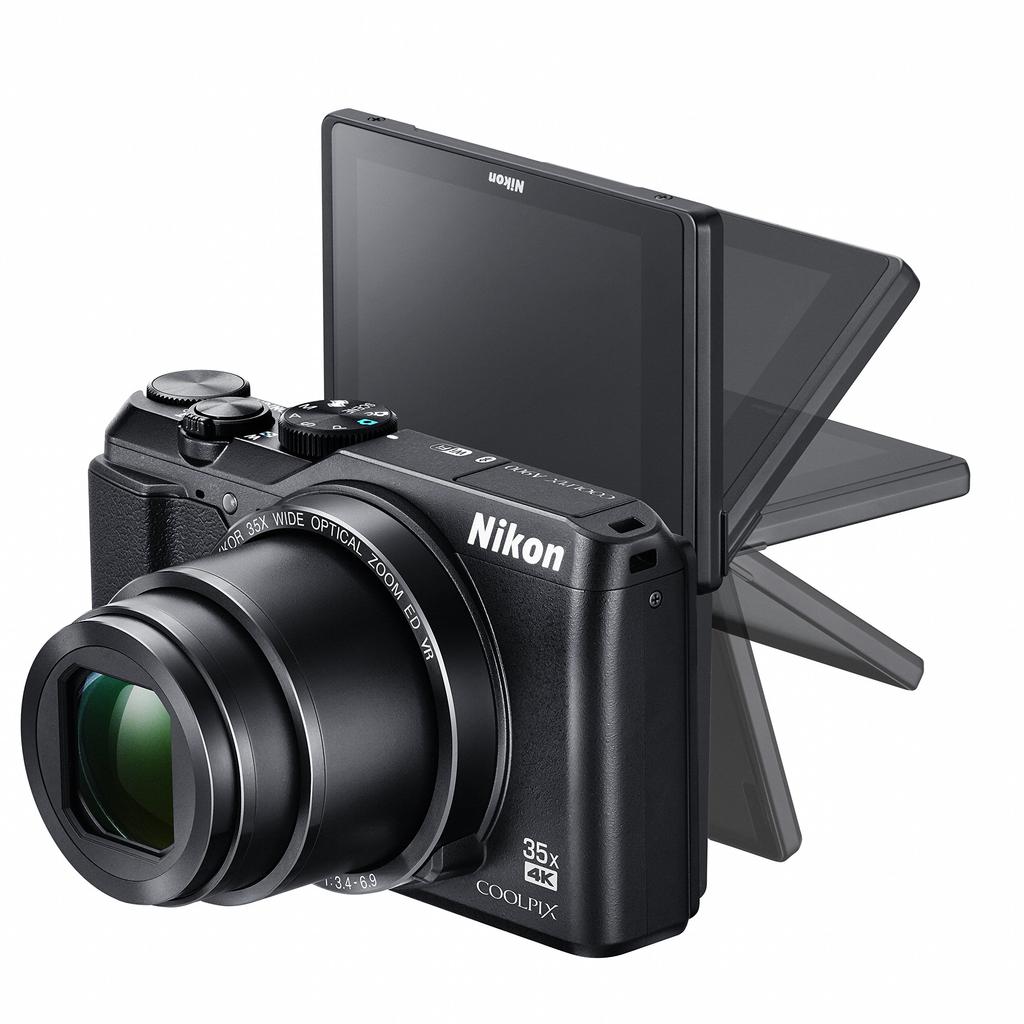 Nikon Цифровая камера COOLPIX A900 35-кратный оптический зум Мегапиксели Черный A900BK 20.29