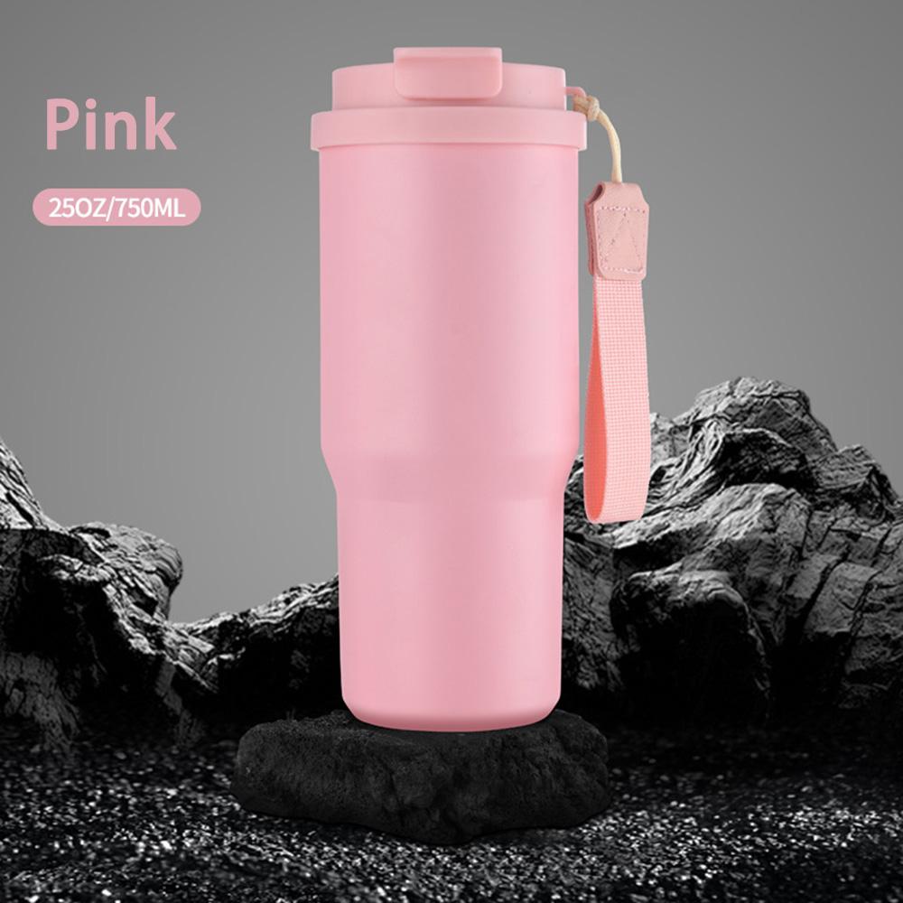 750ml Insulated Cup Large Capacity Vacuum Flask Stainless Steel BPA Free Colorful Travel Tumbler for Outdoor/Gym/Camping/School