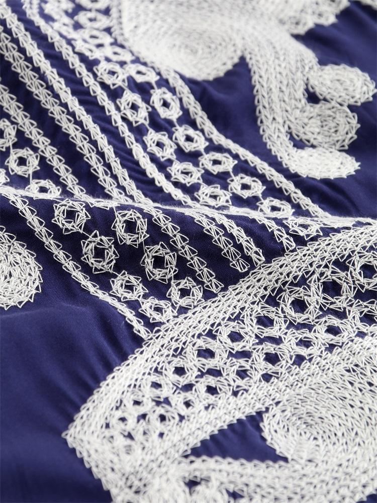 EDOLYNSA Женский кафтан с вышивкой вина, длинное платье, наряд, мягкая одежда в стиле бохо для отдыха, непринужденная пляжная одежда, одежда для отдыха, платье Moo Moo