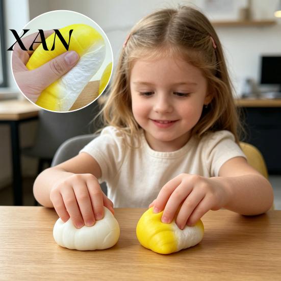Compression Relief Toy Soft Realistic Durian Squeeze Slow-Rising PU Fidget for Waxy Texture Stress Cute Fruit-Shaped Decompression Gadget Kids Adults
