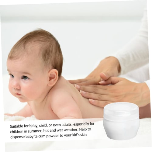 PAMINGONO Набор из 2 портативных пуховок для детей, пуховки для тела для талька после купания, портативные и удобные для переноски, предназначены для дома или